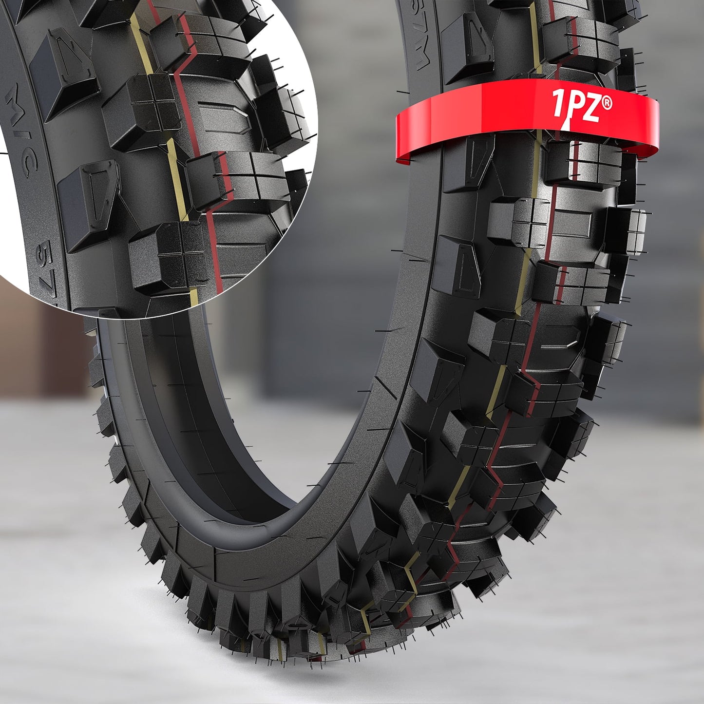 Motorcycle Vacuum Tires 100/90-19 Front Fit for Dunlop D404 45605397 Big Wheel