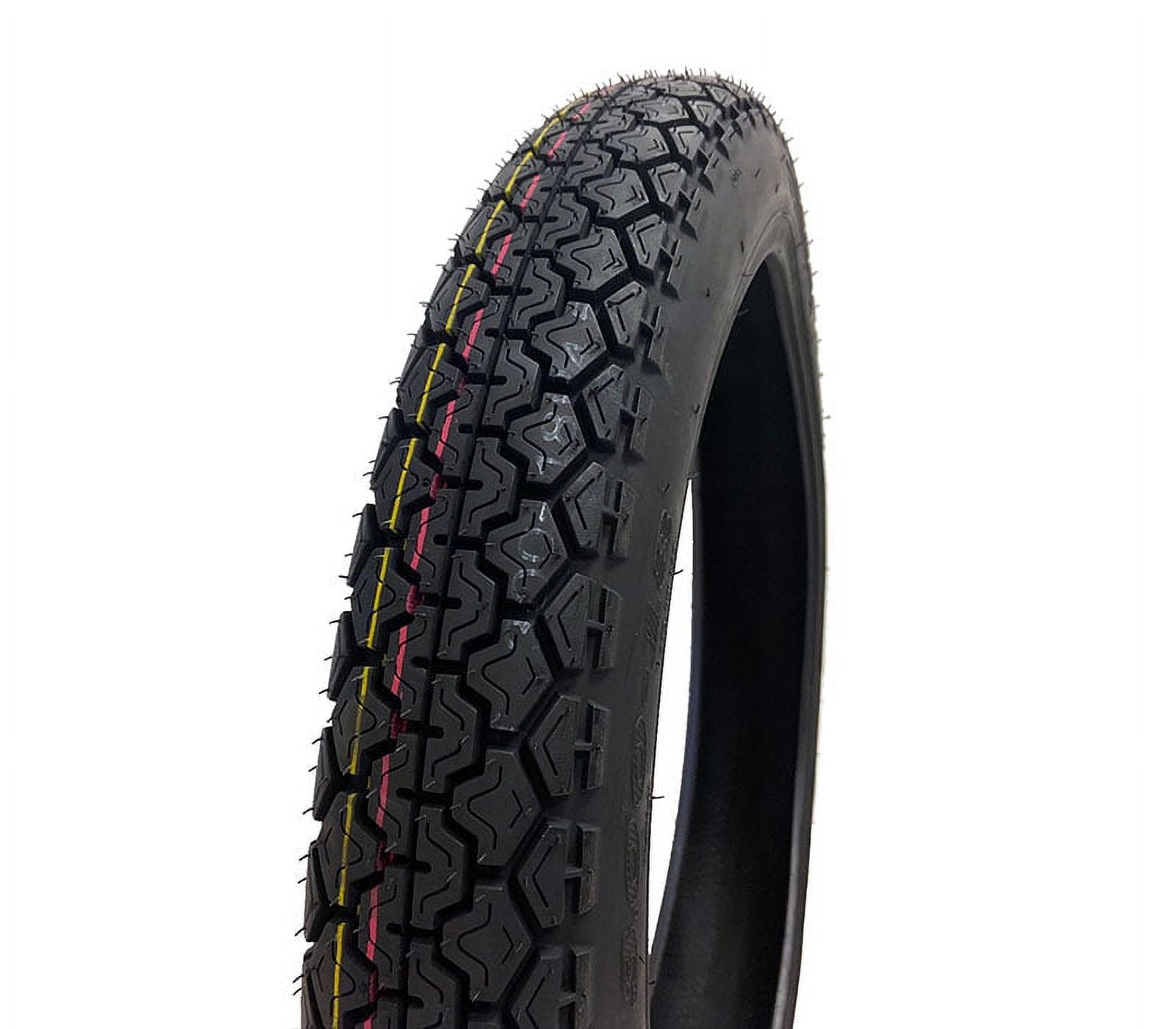 Motorcycle Tire 3.00-18 Tube Type, Cruiser Street Tread Front or Rear
