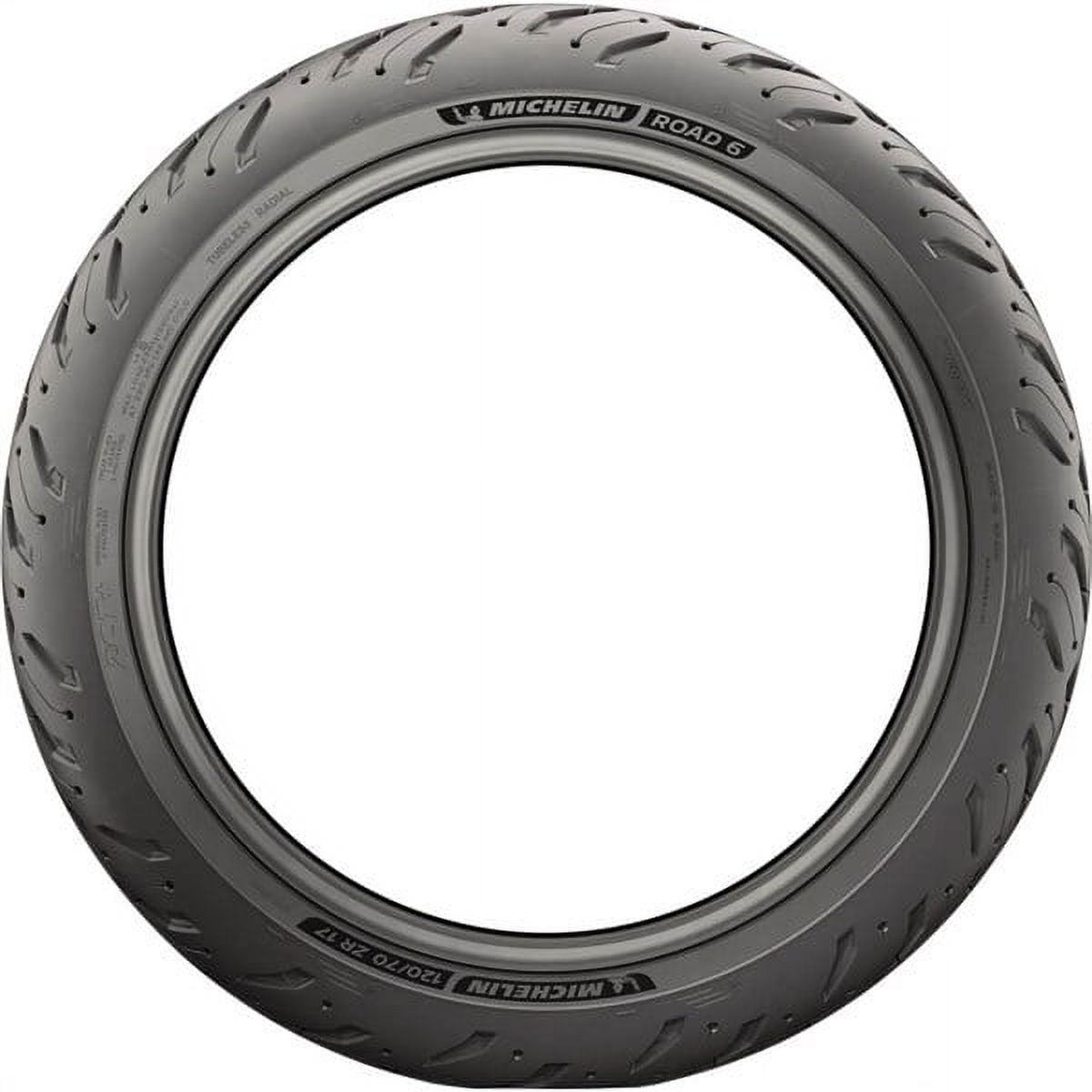 Michelin 26465 Road 6 Front Motorcycle Tire 120/70ZR-18 (59W)