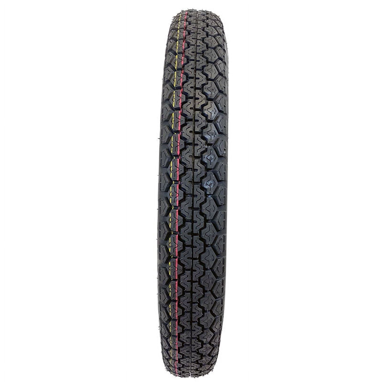 Motorcycle Tire 3.00-18 Tube Type, Cruiser Street Tread Front or Rear