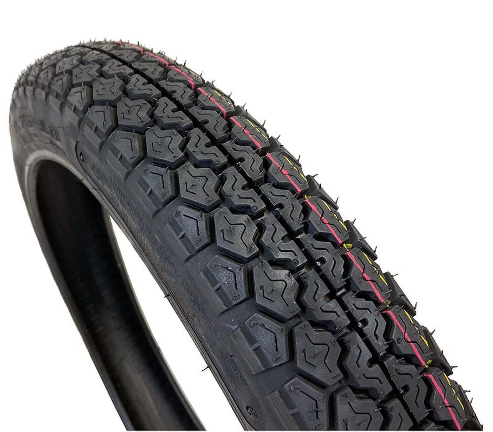Motorcycle Tire 3.00-18 Tube Type, Cruiser Street Tread Front or Rear